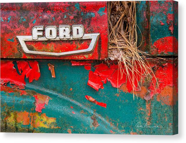 Automobile Canvas Print featuring the photograph Ford 2070 by Dan Beauvais