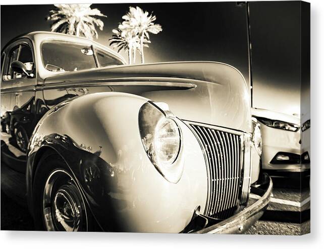 Cars Canvas Print featuring the photograph Sweet Sepia by Mark David Gerson