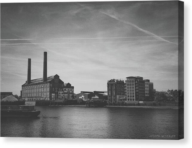 Gothic Canvas Print featuring the photograph Bleak Industry by Joseph Westrupp