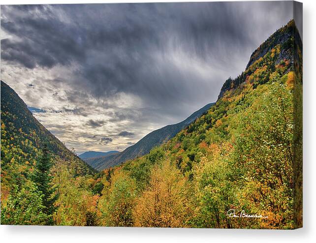 New England Canvas Print featuring the photograph Crawford Notch 7315 by Dan Beauvais