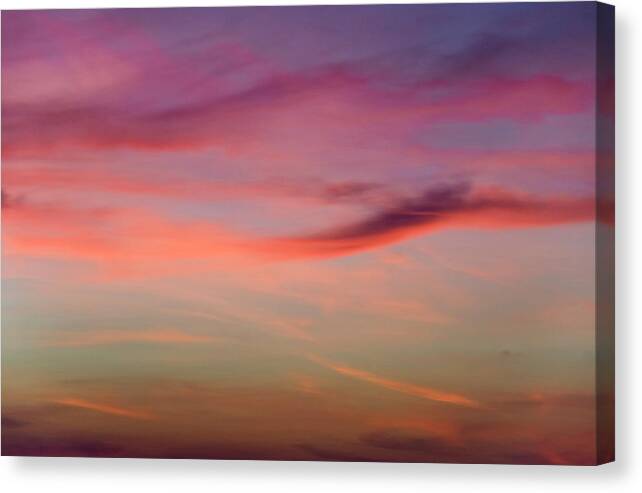 Sky Canvas Print featuring the photograph Watercolor Sky by Tanya G Burnett