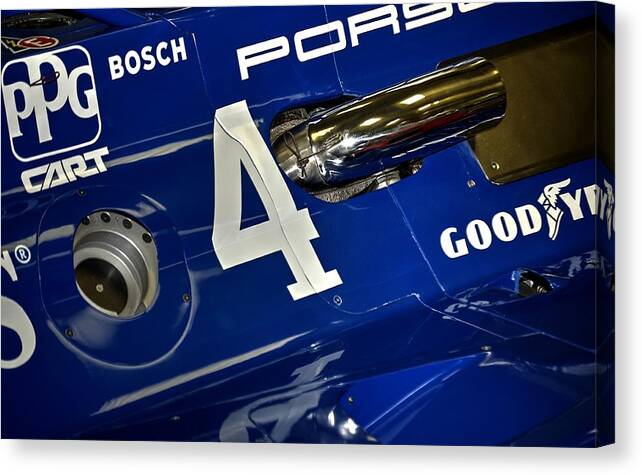 Indy Canvas Print featuring the photograph Porsche Indy Car 21167 by Jerry Sodorff