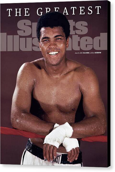 Event Canvas Print featuring the photograph Muhammad Ali The Greatest Sports Illustrated Cover by Sports Illustrated