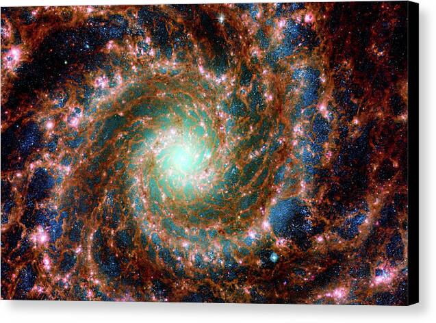 James Webb Space Telescope - The Phantom Galaxy Across the Spectrum by Eric Glaser