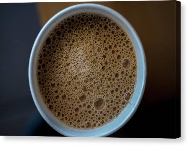 Coffee Canvas Print featuring the photograph Coffee Cup Starbucks 2383 by David Haskett II
