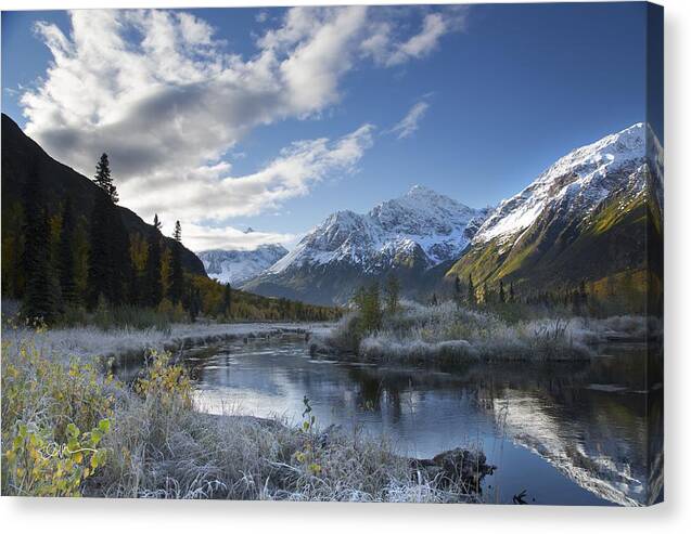 Alaska Canvas Print featuring the photograph Spirant by Ed Boudreau