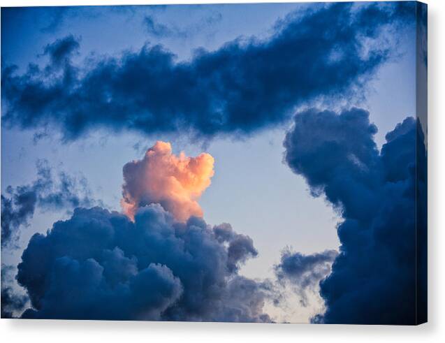 Atantic Ocean Canvas Print featuring the photograph Sunrise on the Atlantic #6 by Jeremy Herman