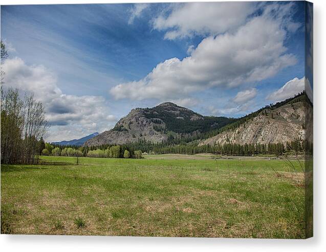 Wide Open Spaces Canvas Print featuring the photograph Wide Open Spaces in Mazama Art by Omashte by Omaste Witkowski