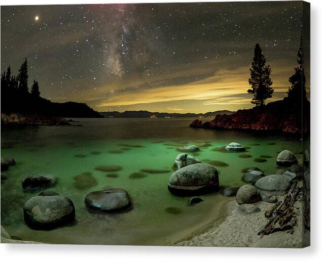 Stars Canvas Print featuring the photograph Star cove by Martin Gollery