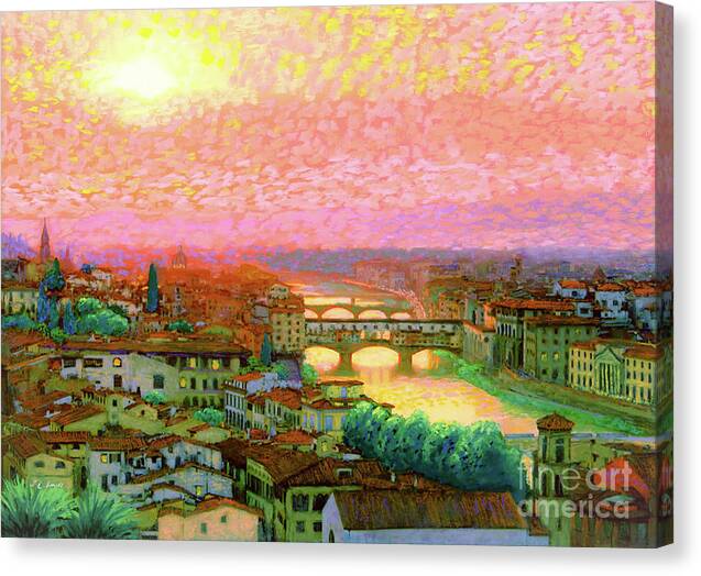 Ponte Vecchio Sunset Florence by Jane Small