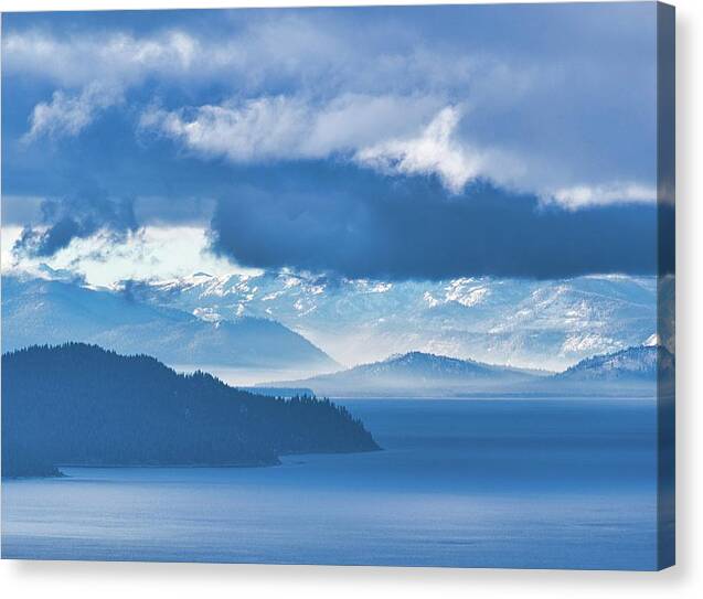 Blue Canvas Print featuring the photograph Dreamy Kind of Blue by Martin Gollery