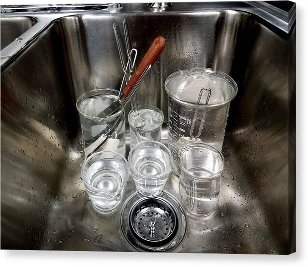 Glassware In the Sink by V Summers