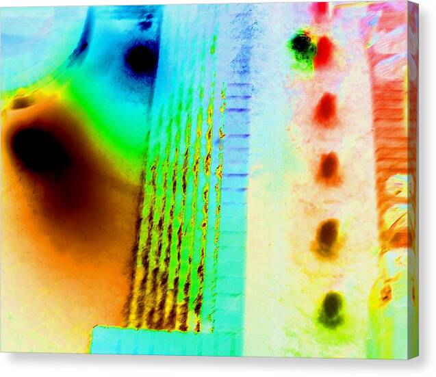 Abstract Canvas Print featuring the digital art Abstract Expressionaryish #6 by T Oliver