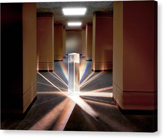 Light Canvas Print featuring the photograph Prism Light by John Manno