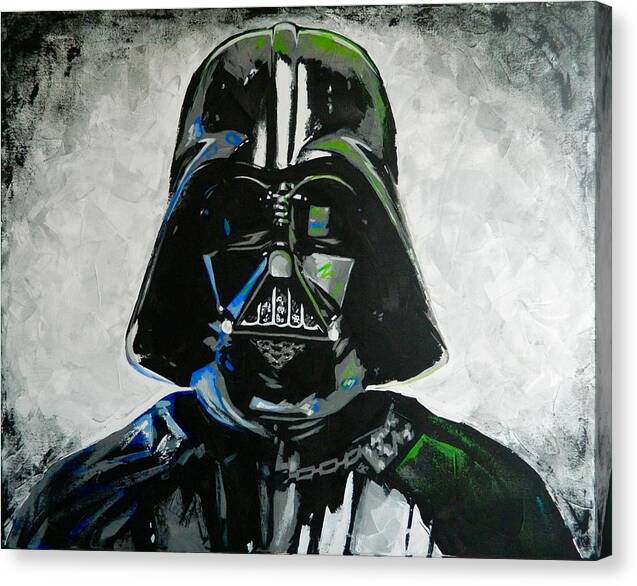 slecht humeur optocht Harde ring Darth Vader Painting Canvas Print / Canvas Art by Scott Strachan - Fine Art  America