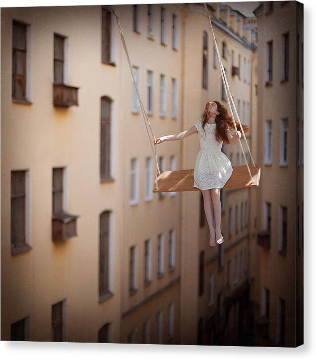 #faatoppicks Canvas Print featuring the photograph Magic swings by Anka Zhuravleva