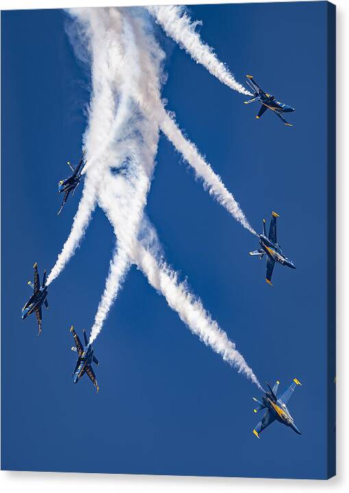 Usn Canvas Print featuring the photograph Controlled Chaos by Jay Beckman