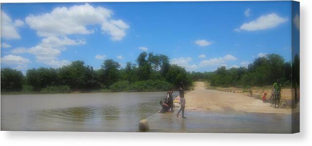 Bridge Canvas Print featuring the photograph Chilonga Bridge by Al Harden