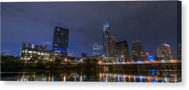 Austin Canvas Print featuring the photograph Downtown Austin by David Morefield
