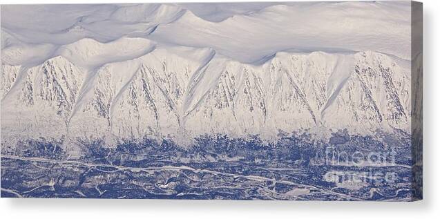 Photography Canvas Print featuring the photograph Mountain Range by Sean Griffin