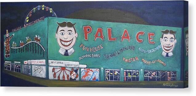 Tillie Canvas Print featuring the painting Palace 2013 by Patricia Arroyo