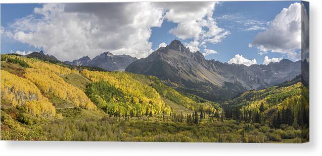 Art Canvas Print featuring the photograph Valley of Autumn by Jon Glaser