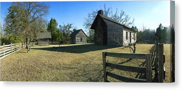 Johnston Surrenders To Sherman Canvas Print featuring the photograph Bennett Place Raleigh by Jan W Faul