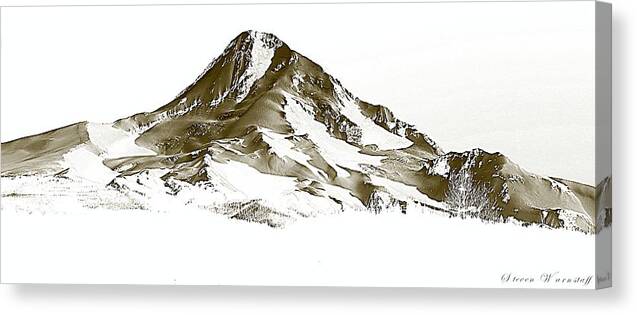 Oregon Canvas Print featuring the photograph Mt. Hood #1 by Steve Warnstaff