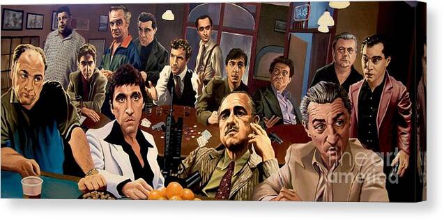 THE SOPRANOS CANVAS #4 TV GANGSTER MAFIA A1 A3 CANVAS PICTURES GREAT GIFTS 
