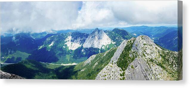 Canada Canvas Print featuring the photograph Mountain Landscape #1 by Rick Deacon