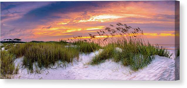 Seascape Canvas Print featuring the photograph Point Sunrise by David Smith