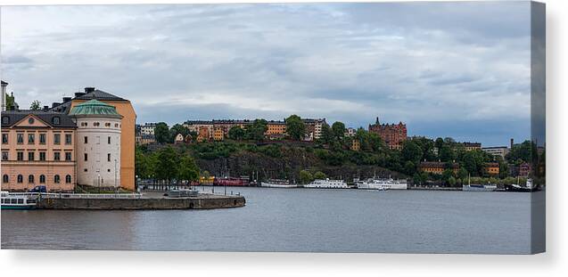 Stockholm Canvas Print featuring the photograph Stockholm Vista by Nisah Cheatham