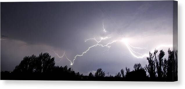 Thunder Canvas Print featuring the photograph Stormy Weather by Svetlana Sewell