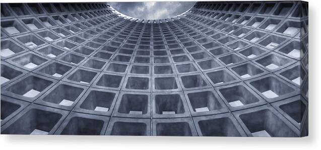 Architecture Canvas Print featuring the photograph Concrete One by Ernie Kent