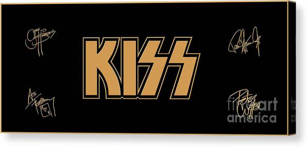 Kiss Band Canvas Print featuring the photograph Kiss Band by Billy Knight