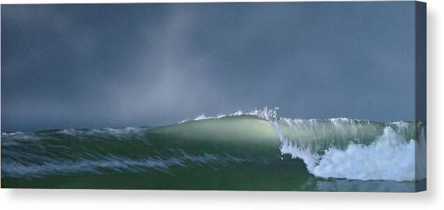 Wave Canvas Print featuring the painting Untitled #7 by Philip Fleischer