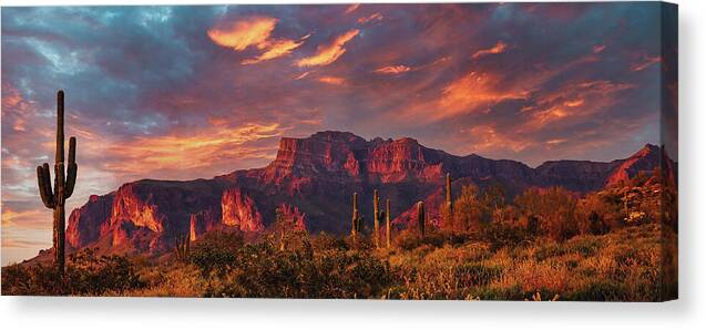 Arizona Canvas Print featuring the photograph Into the West by Rick Furmanek