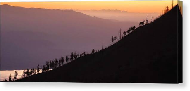 Arizona Canvas Print featuring the photograph Mazatzal Ridge by Hans Brakob