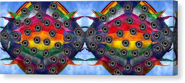 Eyes Canvas Print featuring the digital art Eye Catching by Betsy Knapp