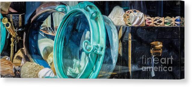 Window Canvas Print featuring the photograph Treasures of the Sea by Kathleen K Parker