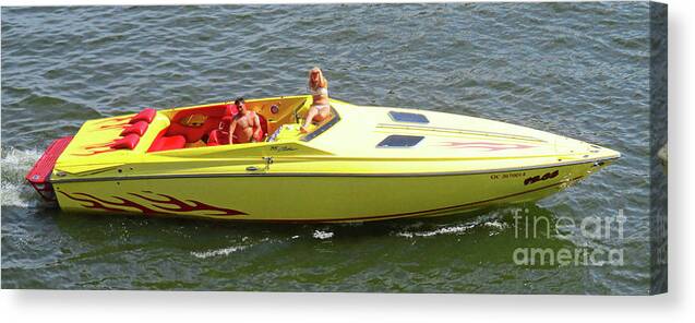 Boat Canvas Print featuring the photograph Babe Boat by Randall Weidner