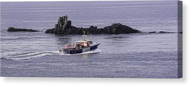 Double Trouble 2 Heading Out Canvas Print featuring the photograph Double Trouble 2 Heading Out by Marty Saccone