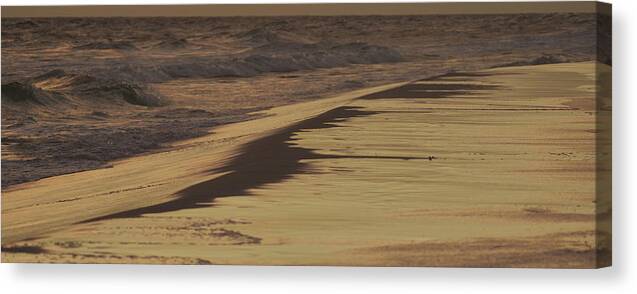 Beach Canvas Print featuring the photograph Evening at the Beach by Carla Parris