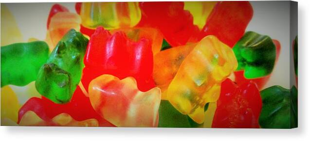 Candy Canvas Print featuring the photograph Gummies by Martin Cline