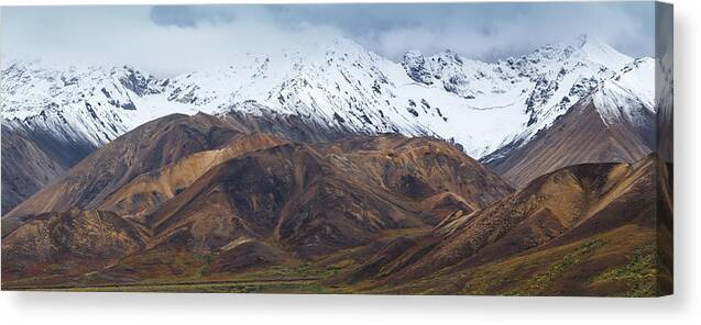 Polychrome Canvas Print featuring the photograph Polychrome Mountains II by Scott Slone
