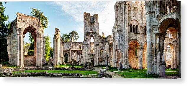 Abbey Canvas Print featuring the photograph The forgotten Abbey 5 by Weston Westmoreland