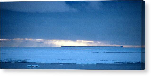 Vast Canvas Print featuring the photograph Late Afternoon Storm Antarctica by Carole-Anne Fooks
