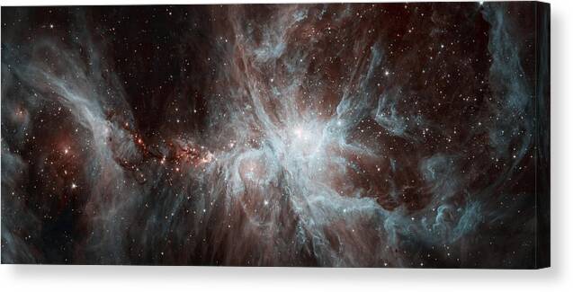 3scape Canvas Print featuring the photograph Orion's Dreamy Stars by Adam Romanowicz