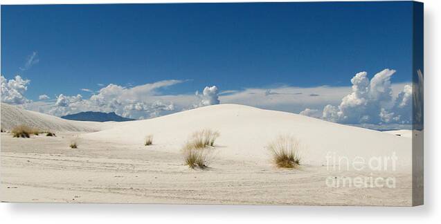 White Sands Canvas Print featuring the photograph White Sands Landscape by Marilyn Smith