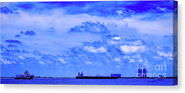 Blue Canvas Print featuring the photograph Blue by JB Thomas